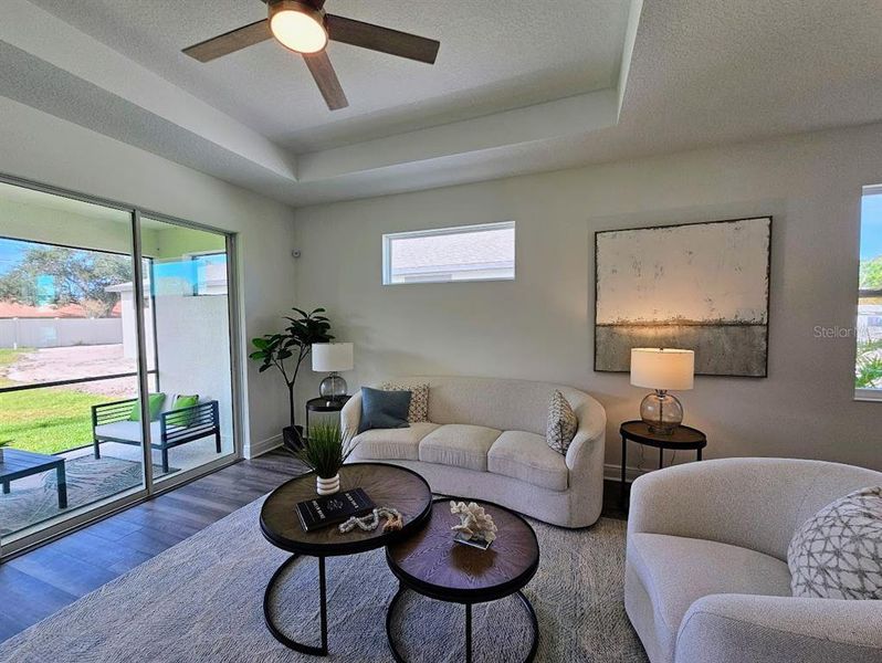 Furnished interior view inside a new home in , Clearwater (Image 4).