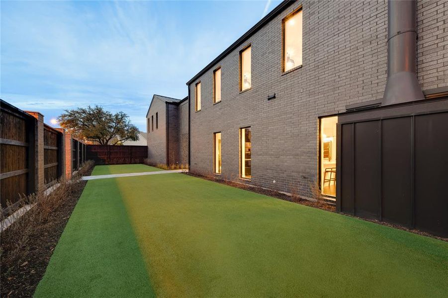 Exterior details and patio area of a home in , Dallas (Image 22).