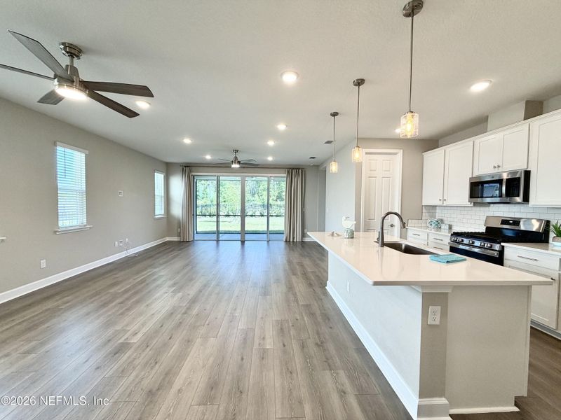 Furnished interior view inside a new home in Seasons at TrailMark, St. Augustine (Image 7).