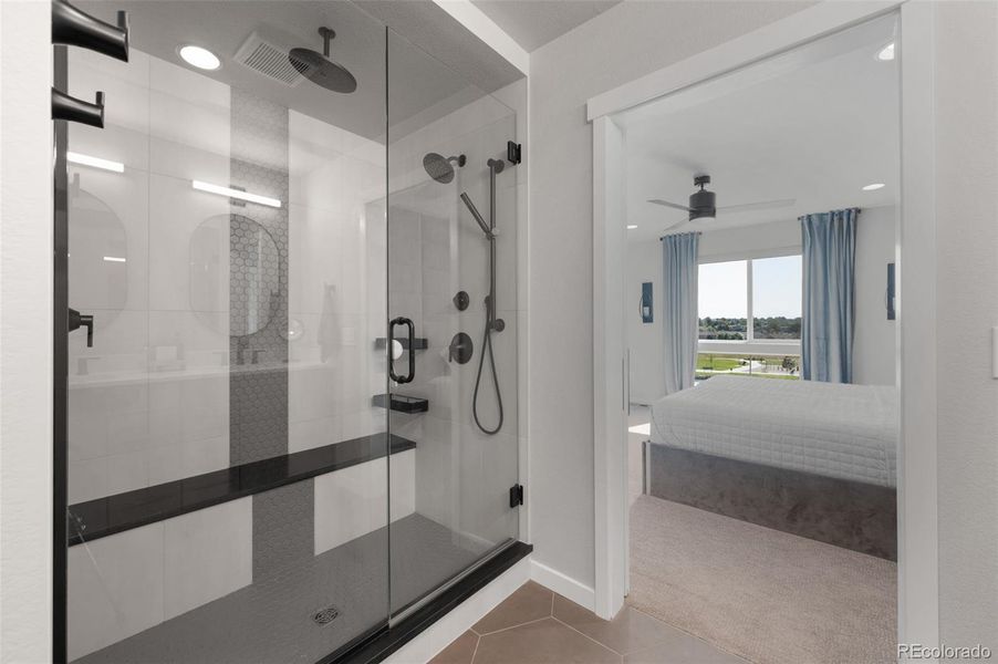 Furnished interior view inside a new home in , Colorado Springs (Image 11). Furnished interior view inside a new home in , Colorado Springs (Image 11).