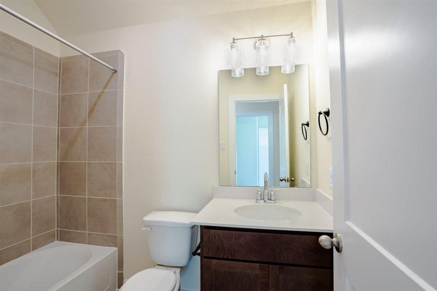 Furnished interior view inside a new home in , Houston (Image 15).