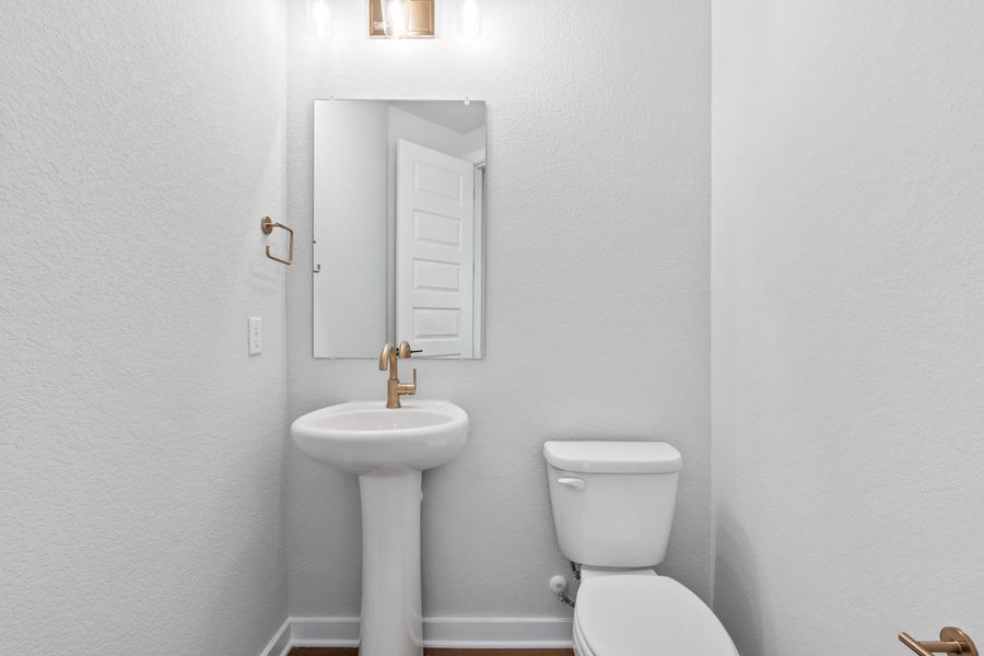 Furnished interior view inside a new home in Lariat, Liberty Hill (Image 17).