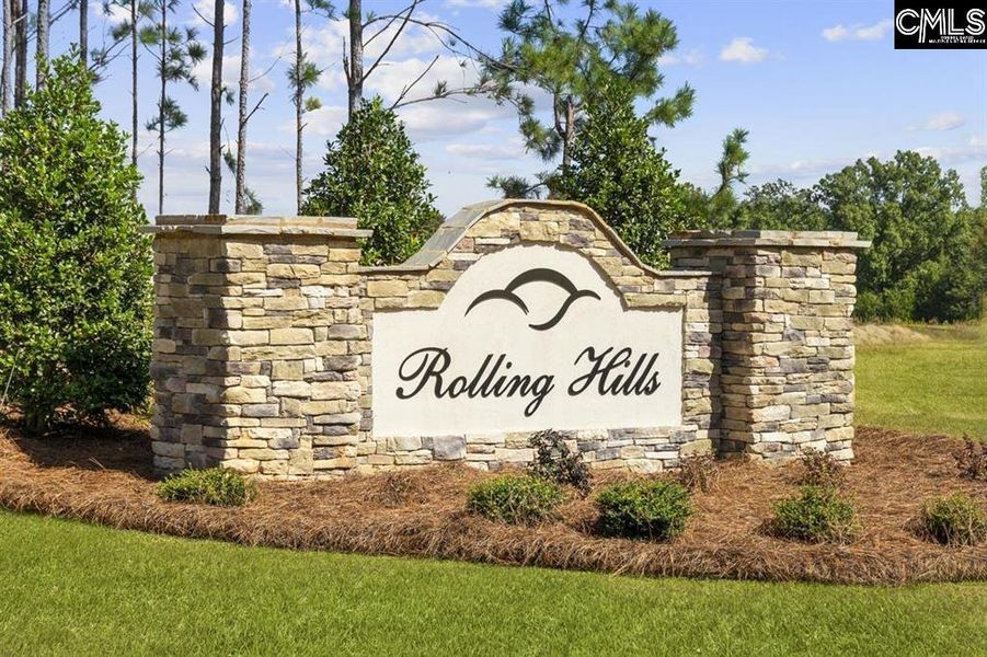 Front exterior of a new home in Rolling Hills, Prosperity, SC, highlighting curb appeal (Image 19).