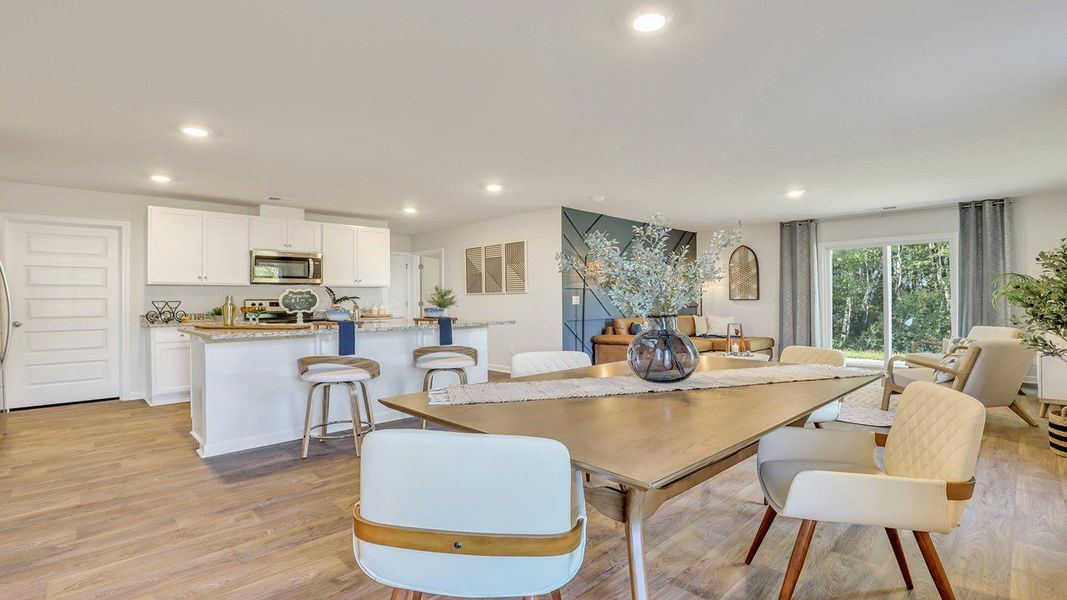 Furnished interior view inside a new home in The Retreat at East Argent, Ridgeland (Image 3).