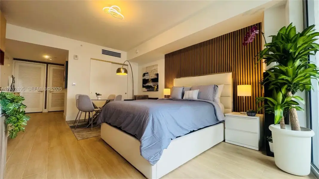 Furnished interior view inside a new home in , Miami (Image 16).