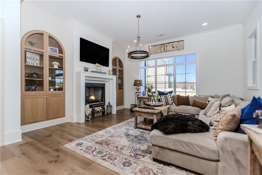 Furnished interior view inside a new home in , Dacula (Image 57).