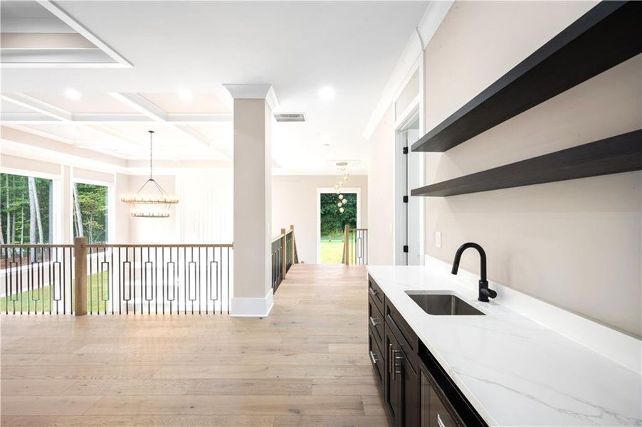 Furnished interior view inside a new home in , Buford (Image 12).