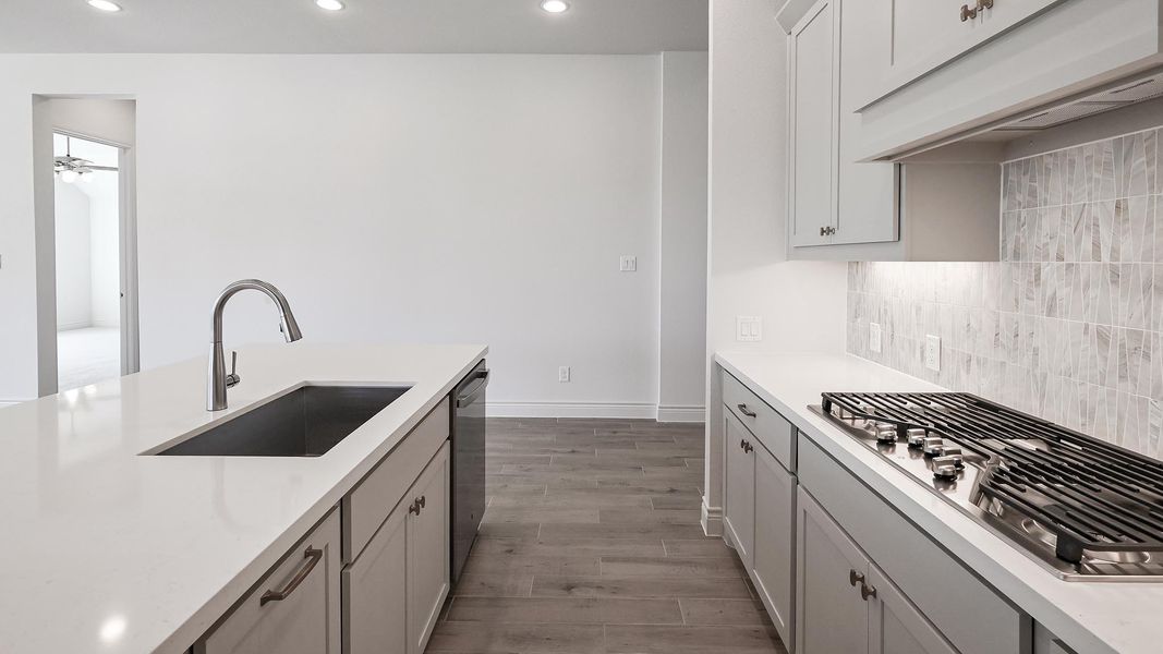 Furnished interior view inside a new home in La Cima 50', San Marcos (Image 9). Furnished interior view inside a new home in La Cima 50', San Marcos (Image 9).