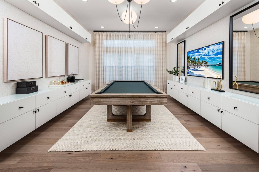 Representative furnished interior of a home built from the Alexandra IV by GL Homes in Valencia Del Mar (55+), Boynton Beach (Image 10).