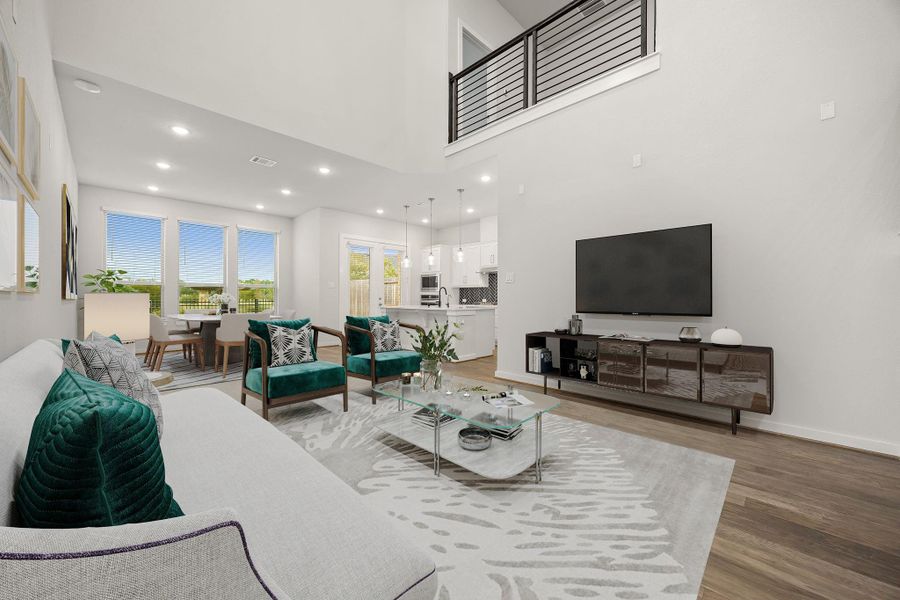 Furnished interior view inside a new home in , Fulshear (Image 5). Furnished interior view inside a new home in , Fulshear (Image 5).