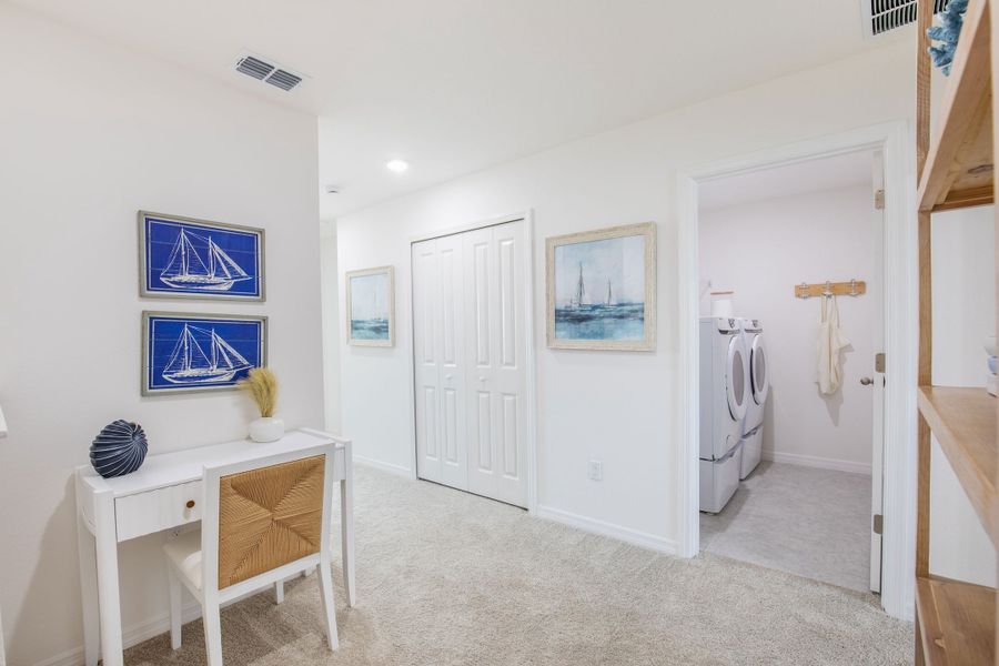 Representative furnished interior of a home built from the St Lucia by Maronda Homes in Orchid Cove, Bokeelia (Image 26).