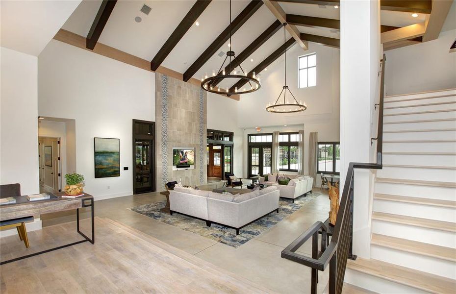 Indoor Amenity Center Lobby