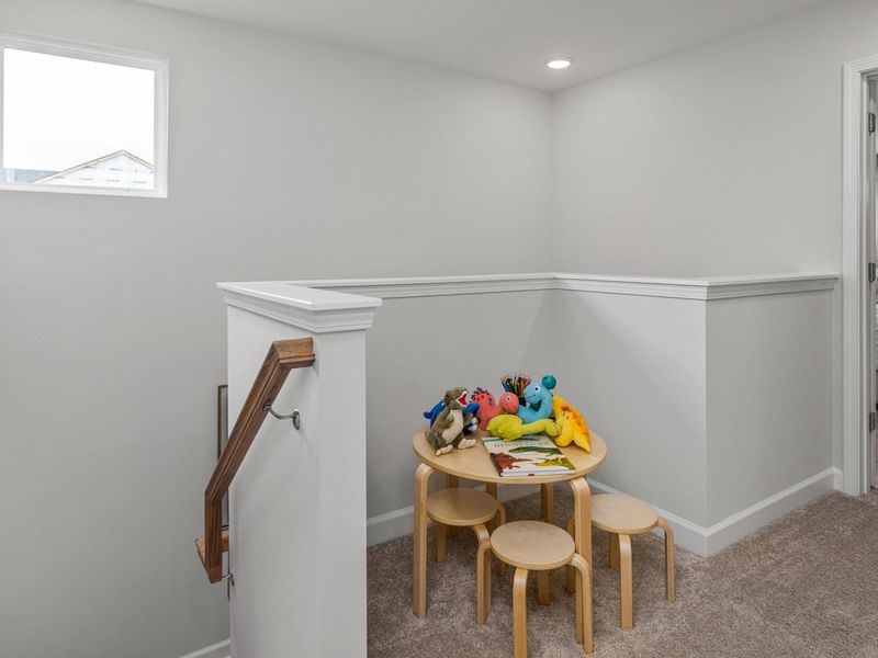 Representative furnished interior of a home built from the The Graham Exterior by Davidson Homes LLC in Springvale, Willow Spring (Image 18).