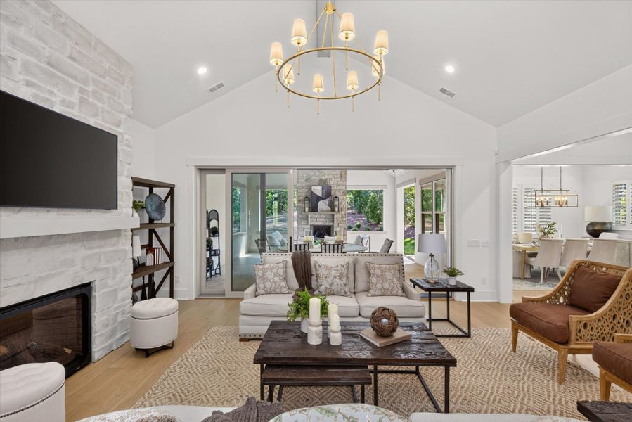 Furnished interior view inside a new home in Riverchase Estates, Lancaster (Image 18).