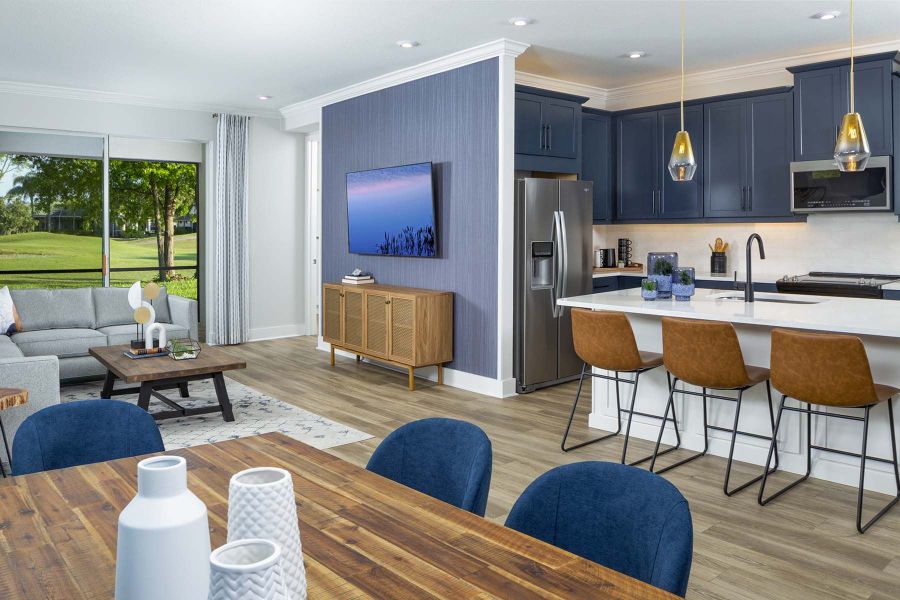 Representative furnished interior of a home built from the Egmont by Mattamy Homes in Sanderling, Palmetto (Image 7).