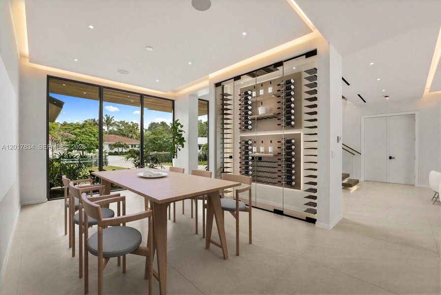 Furnished interior view inside a new home in , South Miami (Image 10).