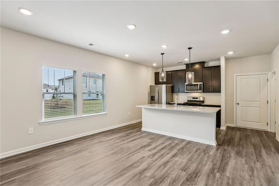 Furnished interior view inside a new home in Avalon - Vista Series, Conyers (Image 9).