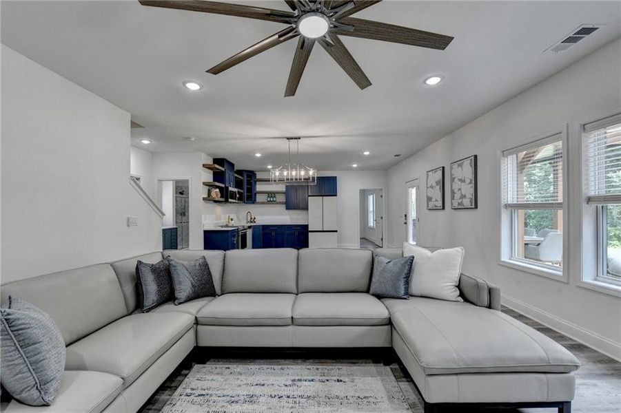 Furnished interior view inside a new home in Long Hollow Landing, Gainesville (Image 7).
