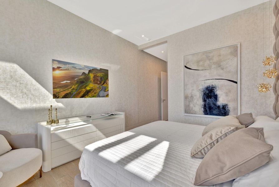 Furnished interior view inside a new home in , Fort Lauderdale (Image 53).