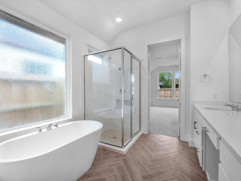 Furnished interior view inside a new home in Tompkins Reserve, Katy (Image 7). Furnished interior view inside a new home in Tompkins Reserve, Katy (Image 7).