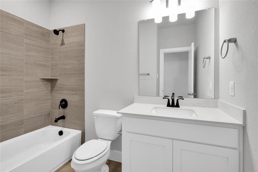 Furnished interior view inside a new home in Polo Ridge, Forney (Image 11).