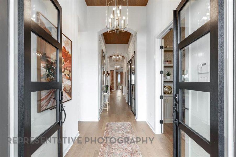 Furnished interior view inside a new home in Harvest, Northlake (Image 10).