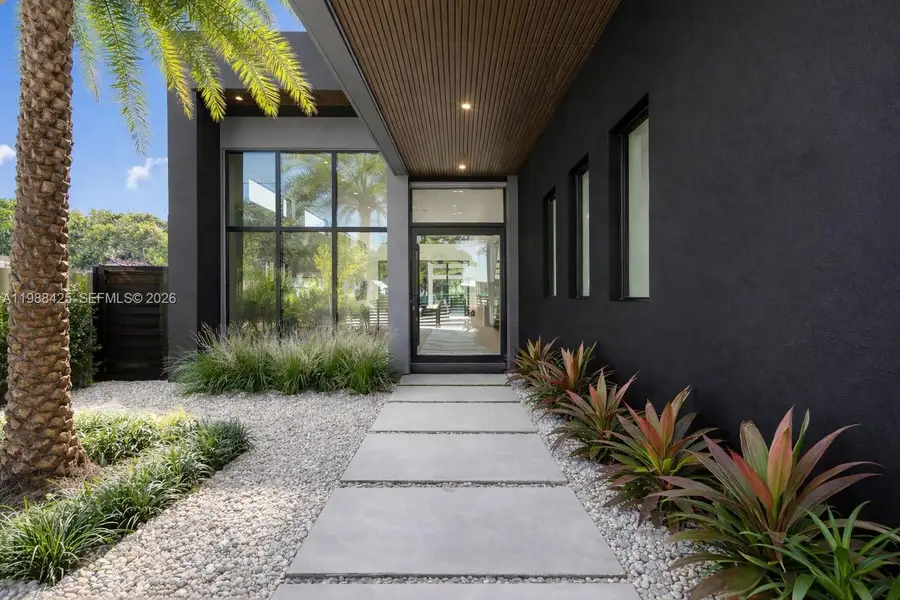 Exterior details and patio area of a home in , Miami (Image 4). Exterior details and patio area of a home in , Miami (Image 4).