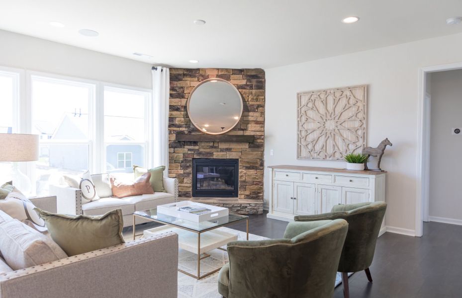 Representative furnished interior of a home built from the Riverview by Pulte Homes in Waterside at Pine Island, Columbia (Image 7). Representative furnished interior of a home built from the Riverview by Pulte Homes in Waterside at Pine Island, Columbia (Image 7).