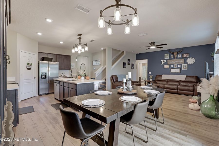 Furnished interior view inside a new home in , Green Cove Springs (Image 4). Furnished interior view inside a new home in , Green Cove Springs (Image 4).
