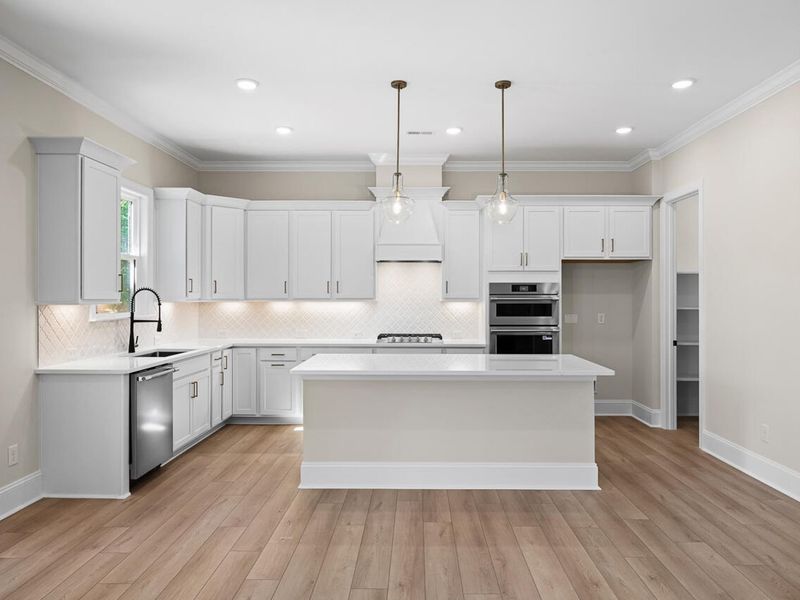 Furnished interior view inside a new home in Rockport, Wake Forest (Image 5).