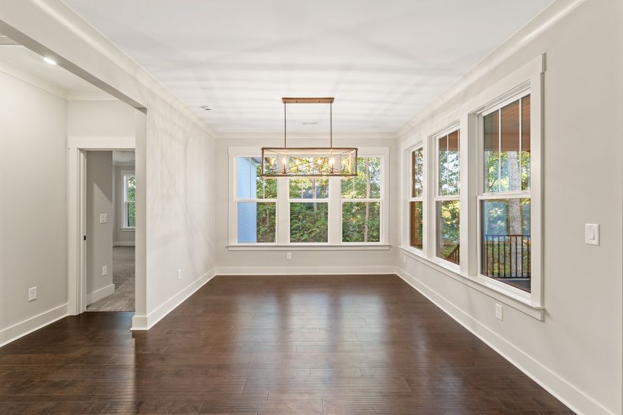 Representative unfurnished interior of a home built from the Claire by Hunter Quinn Homes in Walker's Pointe, Anderson (Image 10).