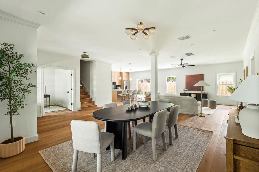 Furnished interior view inside a new home in , Austin (Image 12).