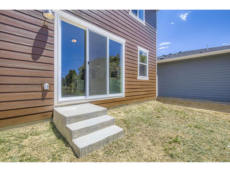 Exterior details and patio area of a home in Country Club Reserve, Fort Collins (Image 25). Exterior details and patio area of a home in Country Club Reserve, Fort Collins (Image 25).