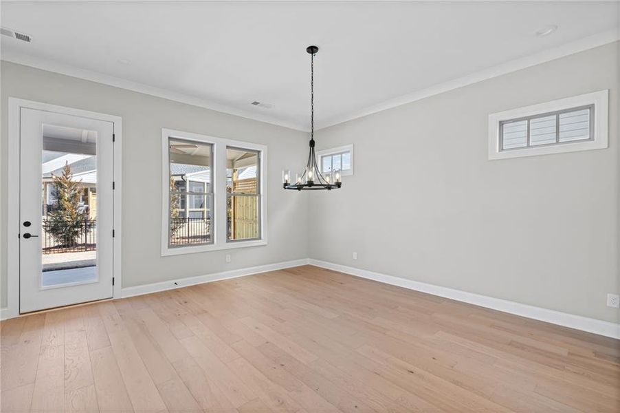 Spacious, unfurnished interior of a new home in , Canton (Image 36).