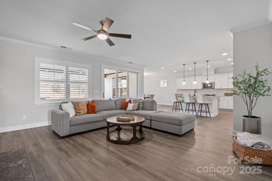 Furnished interior view inside a new home in , Denver (Image 16). Furnished interior view inside a new home in , Denver (Image 16).