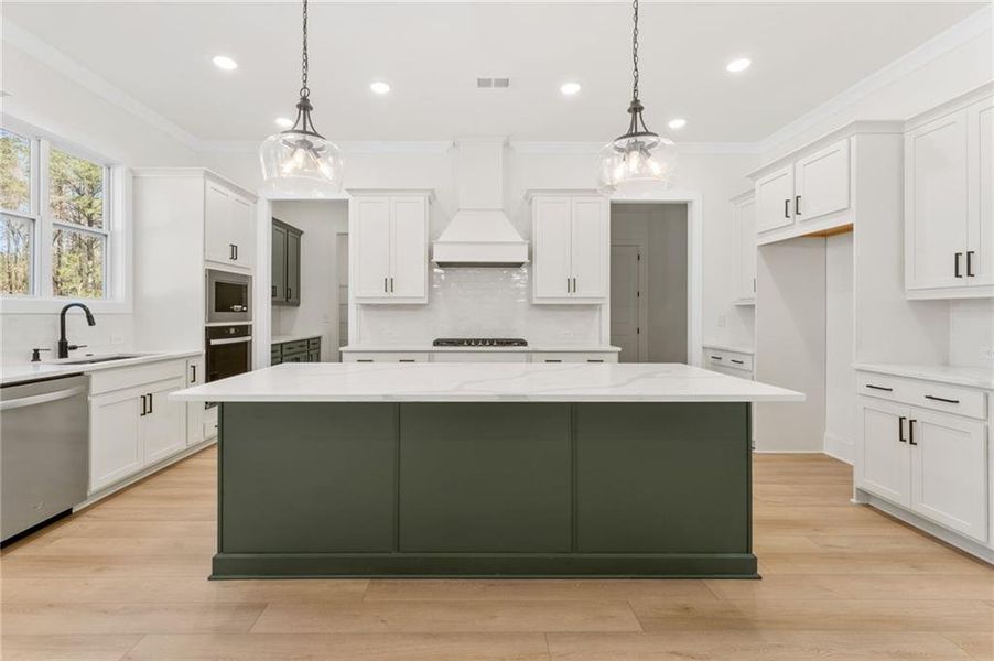 Furnished interior view inside a new home in The Reserve at Knollwood, Canton (Image 8).