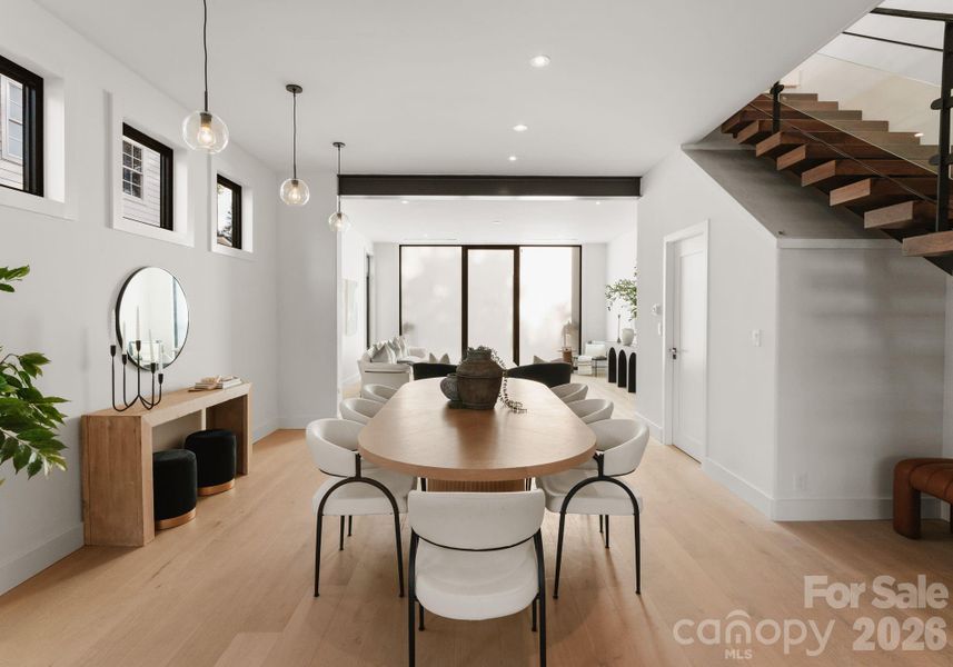 Furnished interior view inside a new home in , Charlotte (Image 21).