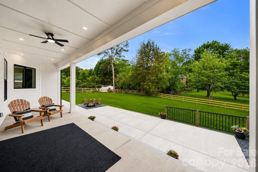 Exterior details and patio area of a home in , Monroe (Image 25).