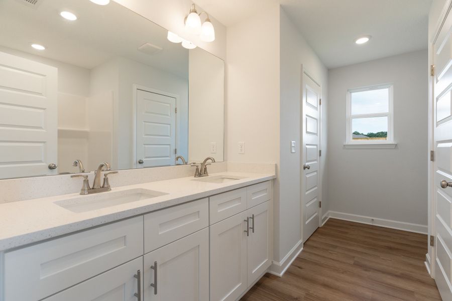 Furnished interior view inside a new home in Barton's Bend, Crestview (Image 10). Furnished interior view inside a new home in Barton's Bend, Crestview (Image 10).