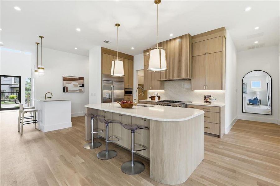 Furnished interior view inside a new home in , Dallas (Image 14).