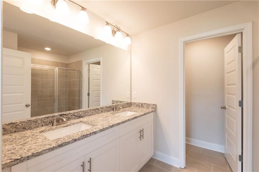 Furnished interior view inside a new home in Towns at Enclave, Lawrenceville (Image 5).
