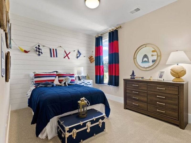 Representative furnished interior of a home built from the Jasper P by True Homes in Homecoming, Ravenel (Image 14).
