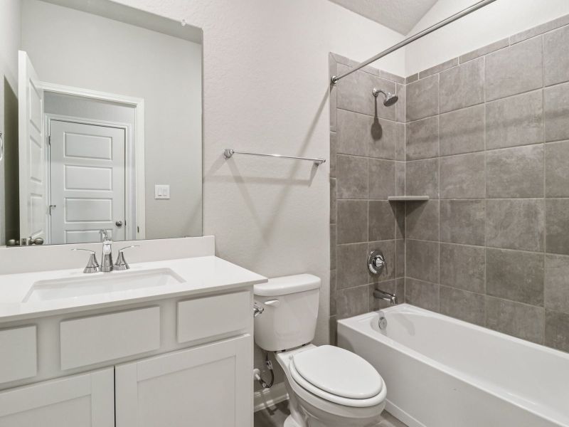 Furnished interior view inside a new home in Kallison Ranch, San Antonio (Image 13).