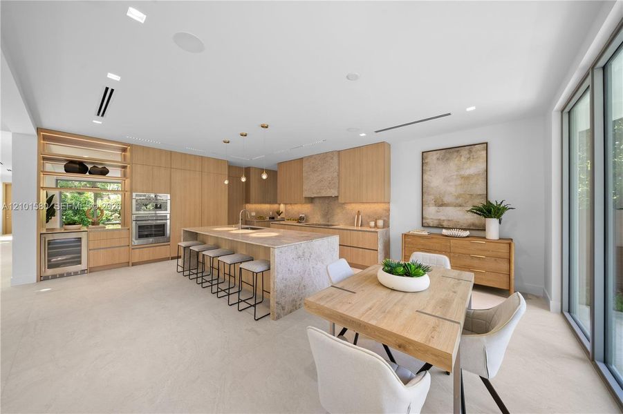 Furnished interior view inside a new home in , Miami (Image 10).