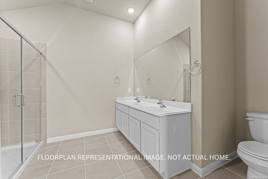 Furnished interior view inside a new home in Meadows at Clear Springs, New Braunfels (Image 9). Furnished interior view inside a new home in Meadows at Clear Springs, New Braunfels (Image 9).