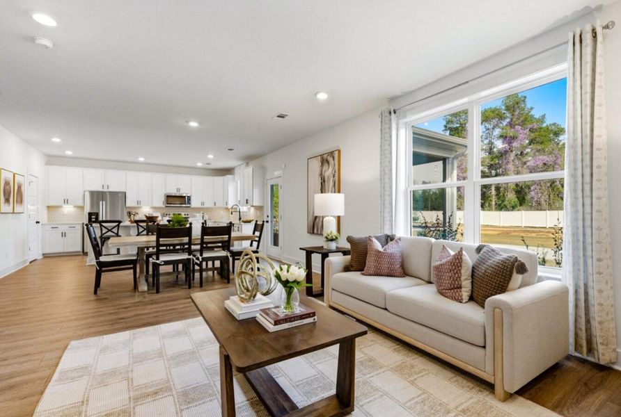 Furnished interior view inside a new home in The Groves of Berkeley, Moncks Corner (Image 24).