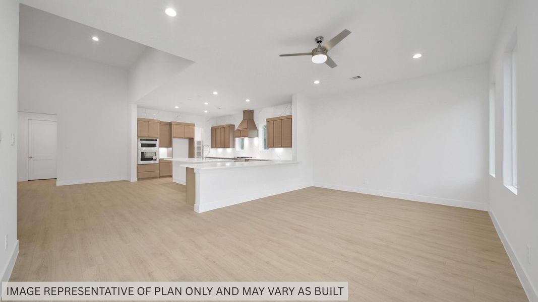 Representative unfurnished interior of a home built from the Portifino by D.R. Horton in Butlers Bend Estates, Pinehurst (Image 25).