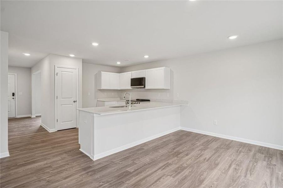 Furnished interior view inside a new home in Liberty Pointe, Villa Rica (Image 5).