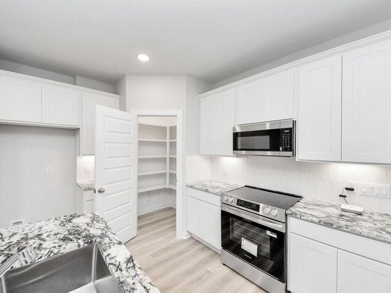 Furnished interior view inside a new home in Liberty Estates, Cleveland (Image 8).