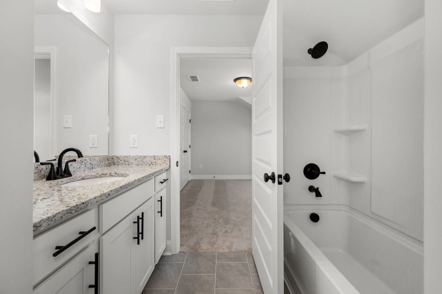 Furnished interior view inside a new home in Saddlebrook, Murfreesboro (Image 17).